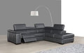 Agata Premium Leather Sectional — RHFC
