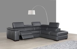 Agata Premium Leather Sectional — RHFC