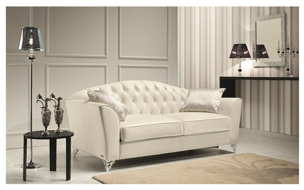 The Divina Leather Sofa Set