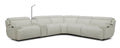 White Leather Sectional