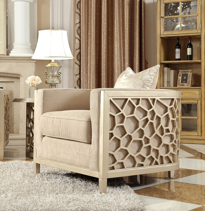 Traditional Upholstered Accent Chair