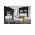 Alice White King Platform Bed