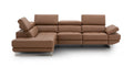 Annalaise Caramel Left-Facing Chaise