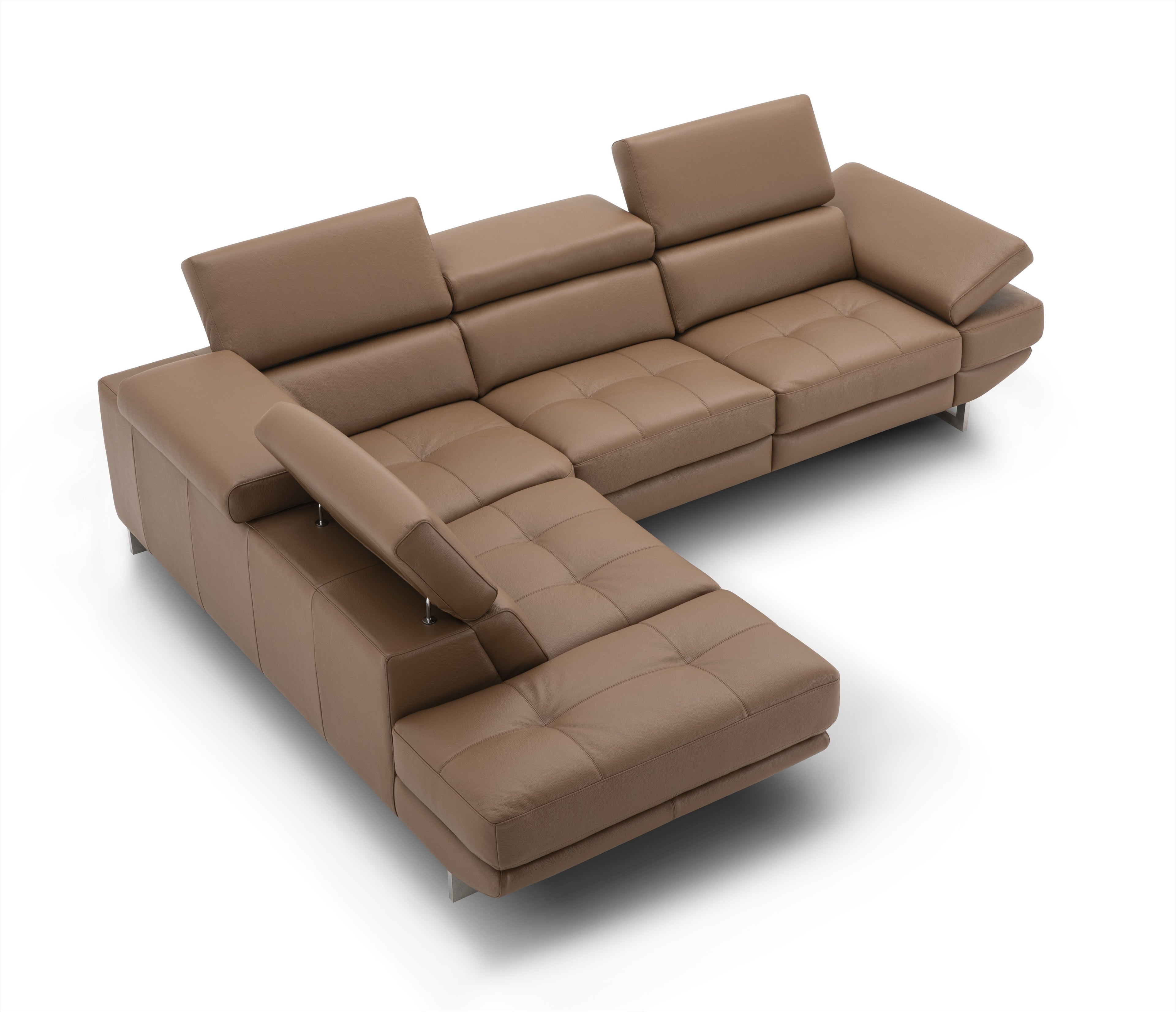 Annalaise Caramel Left-Facing Chaise