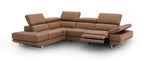 Annalaise Caramel Left-Facing Chaise