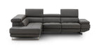 Annalaise Dark Grey Left-Facing Chaise