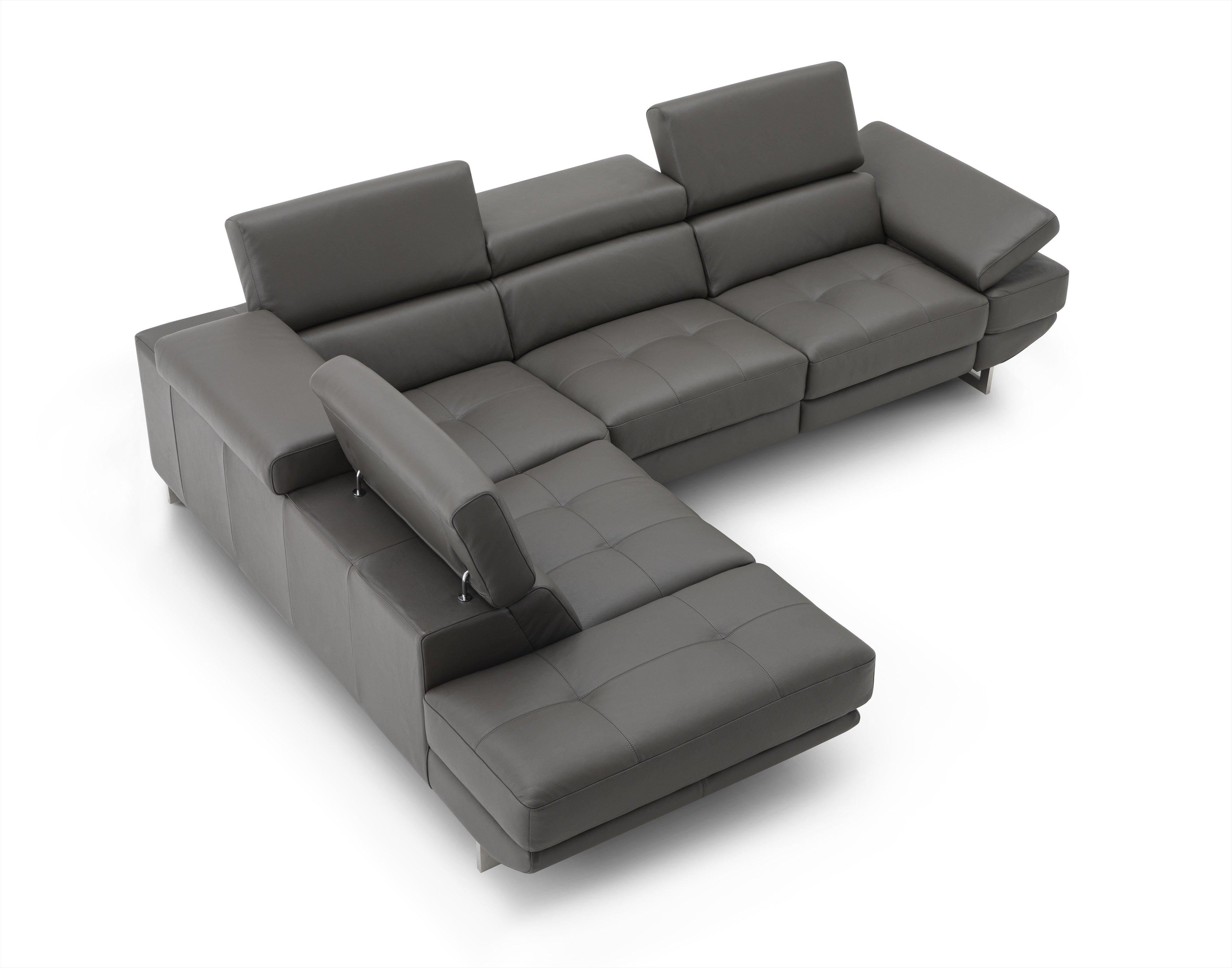 Annalaise Dark Grey Left-Facing Chaise