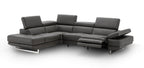 Annalaise Dark Grey Left-Facing Chaise