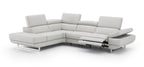 Annalaise Silver Grey Left-Facing Chaise