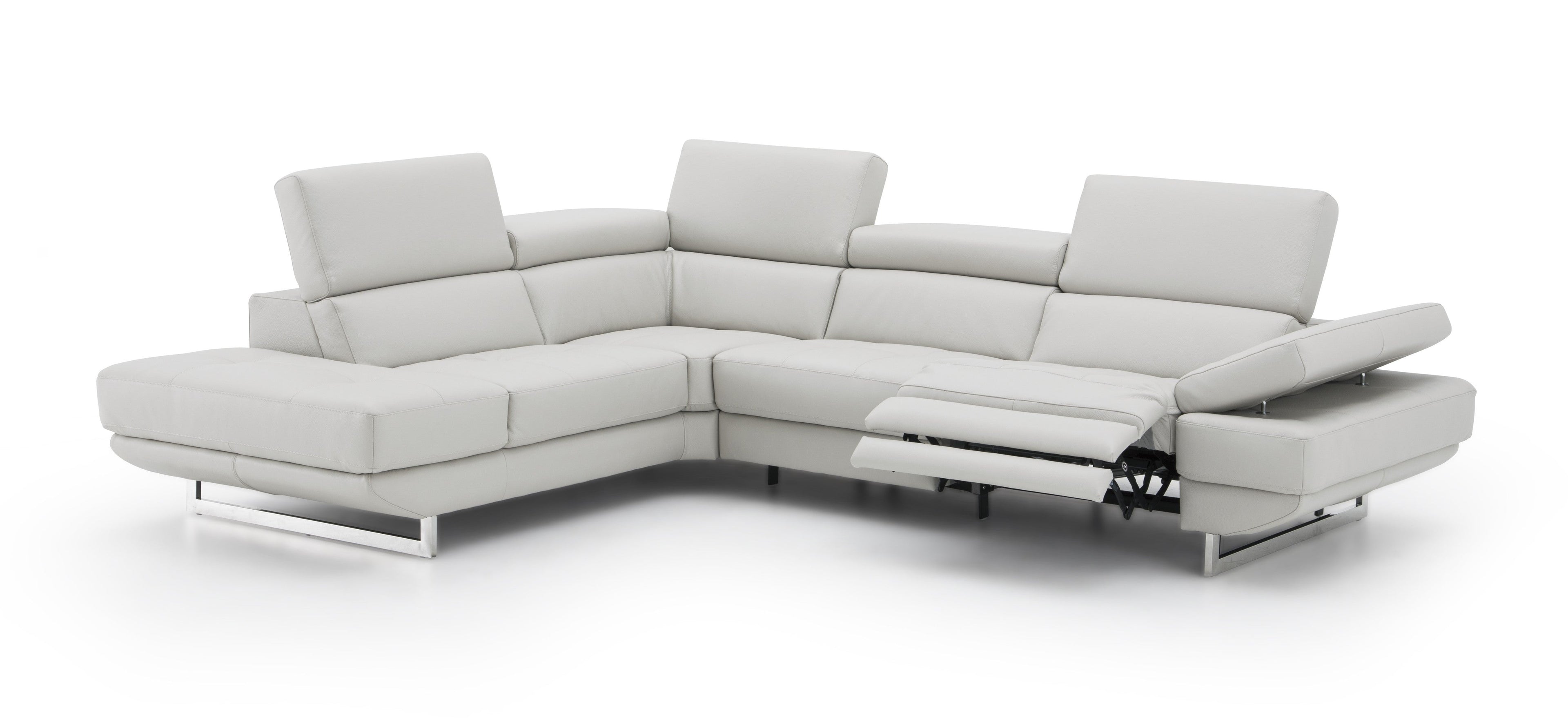 Annalaise Silver Grey Left-Facing Chaise