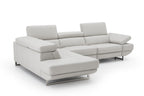 Annalaise Silver Grey Left-Facing Chaise