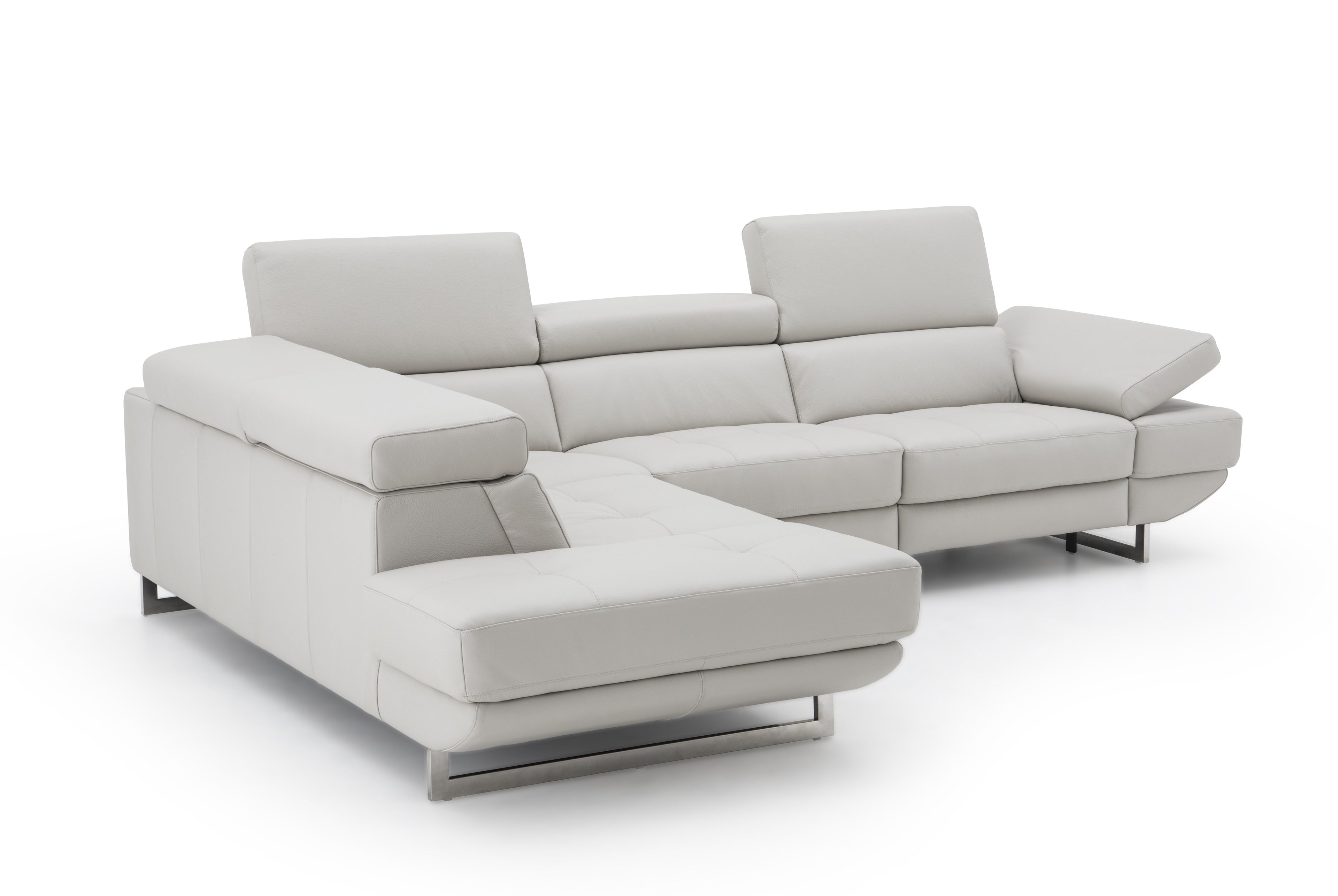 Annalaise Silver Grey Left-Facing Chaise