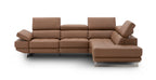 Annalaise Caramel Right-Facing Chaise