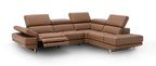Annalaise Caramel Right-Facing Chaise