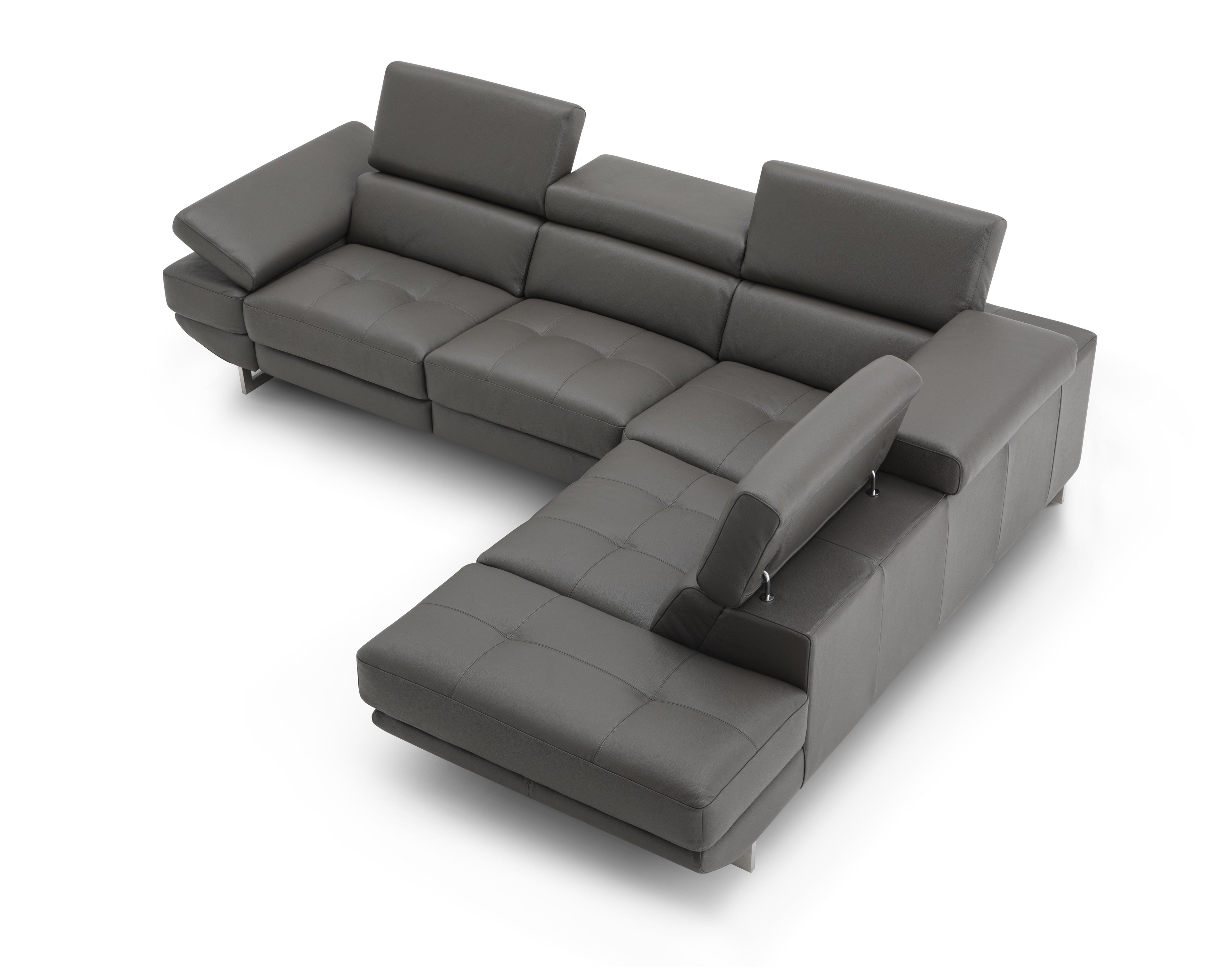 Annalaise Dark Grey Right-Facing Chaise