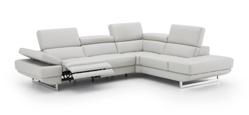 Annalaise Silver Grey Right-Facing Chaise