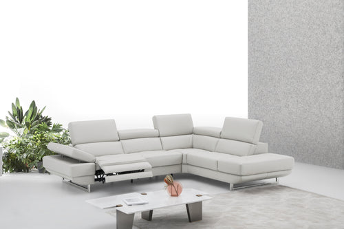 Annalaise Silver Grey Right-Facing Chaise