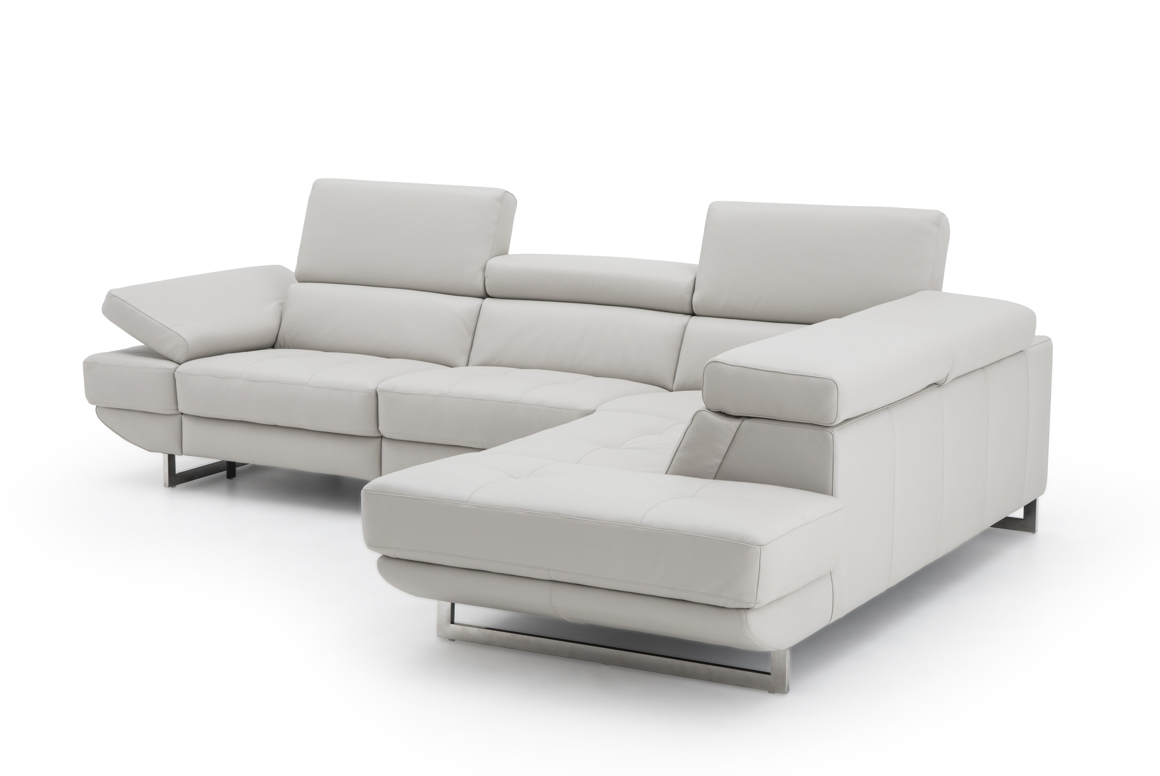 Annalaise Silver Grey Right-Facing Chaise