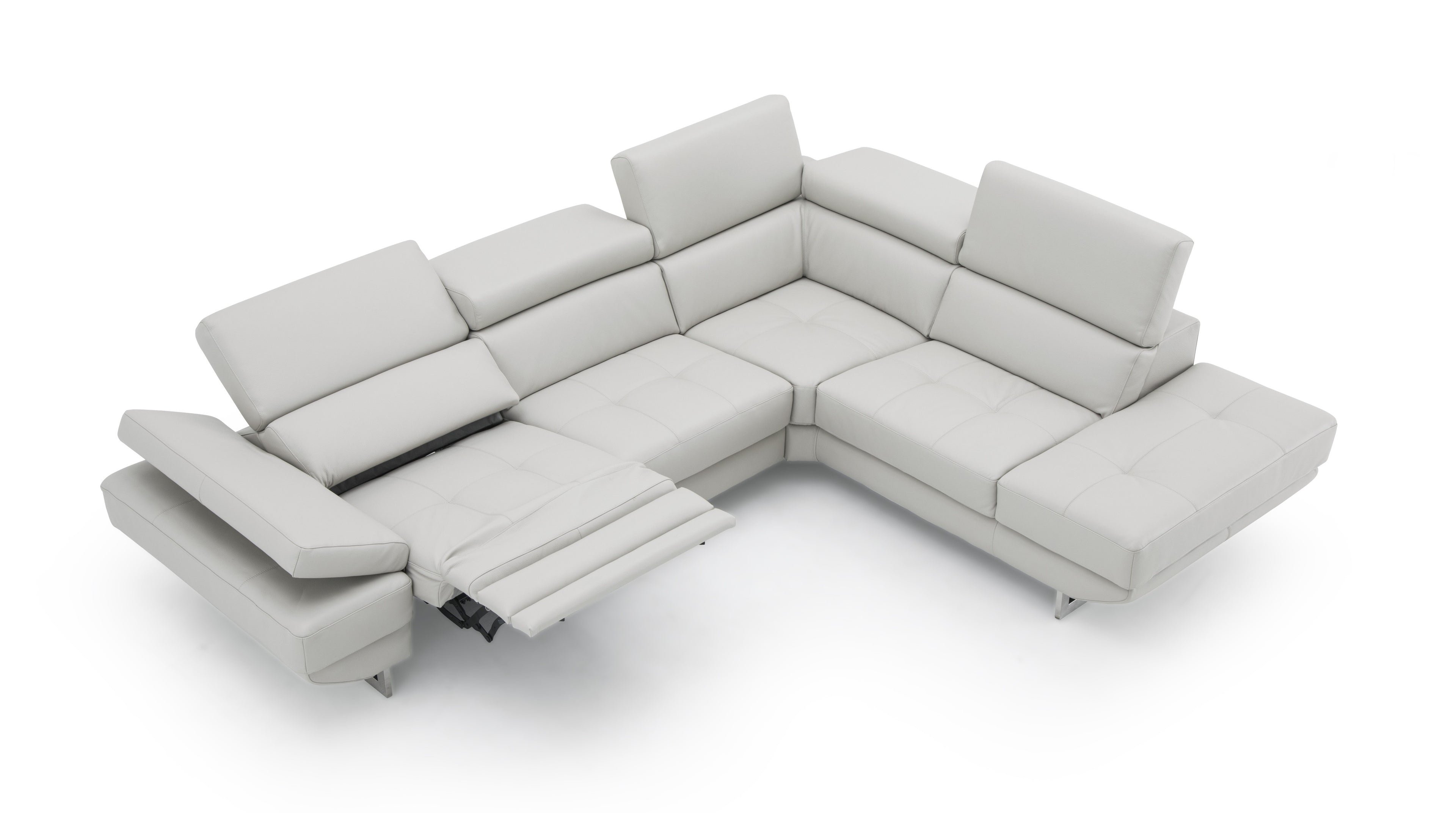 Annalaise Silver Grey Right-Facing Chaise