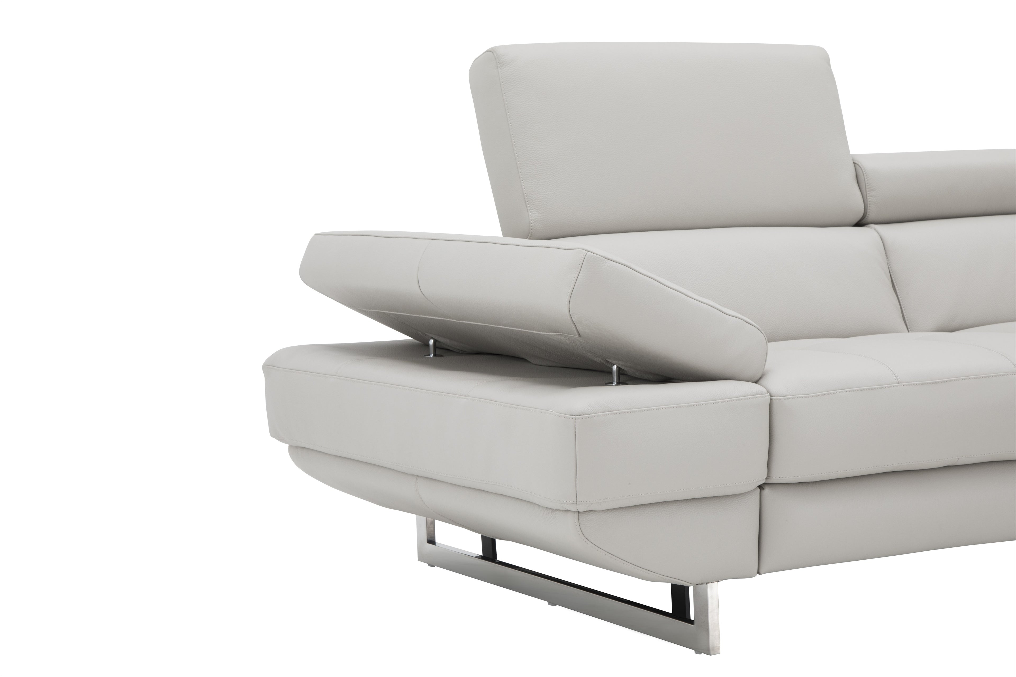 Annalaise Silver Grey Right-Facing Chaise