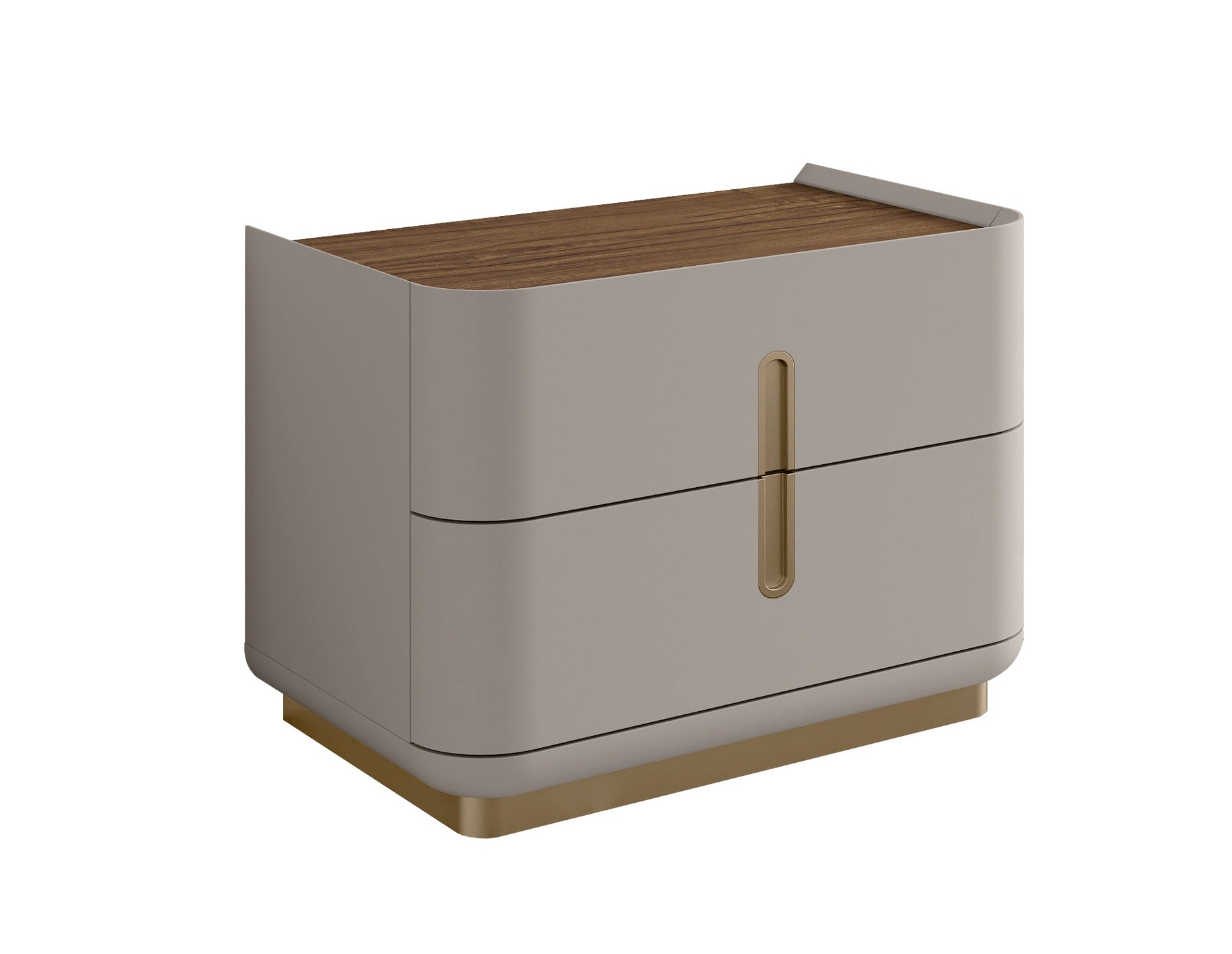 Brushed Walnut Nightstand