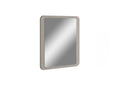 Brushed Walnut Mirror