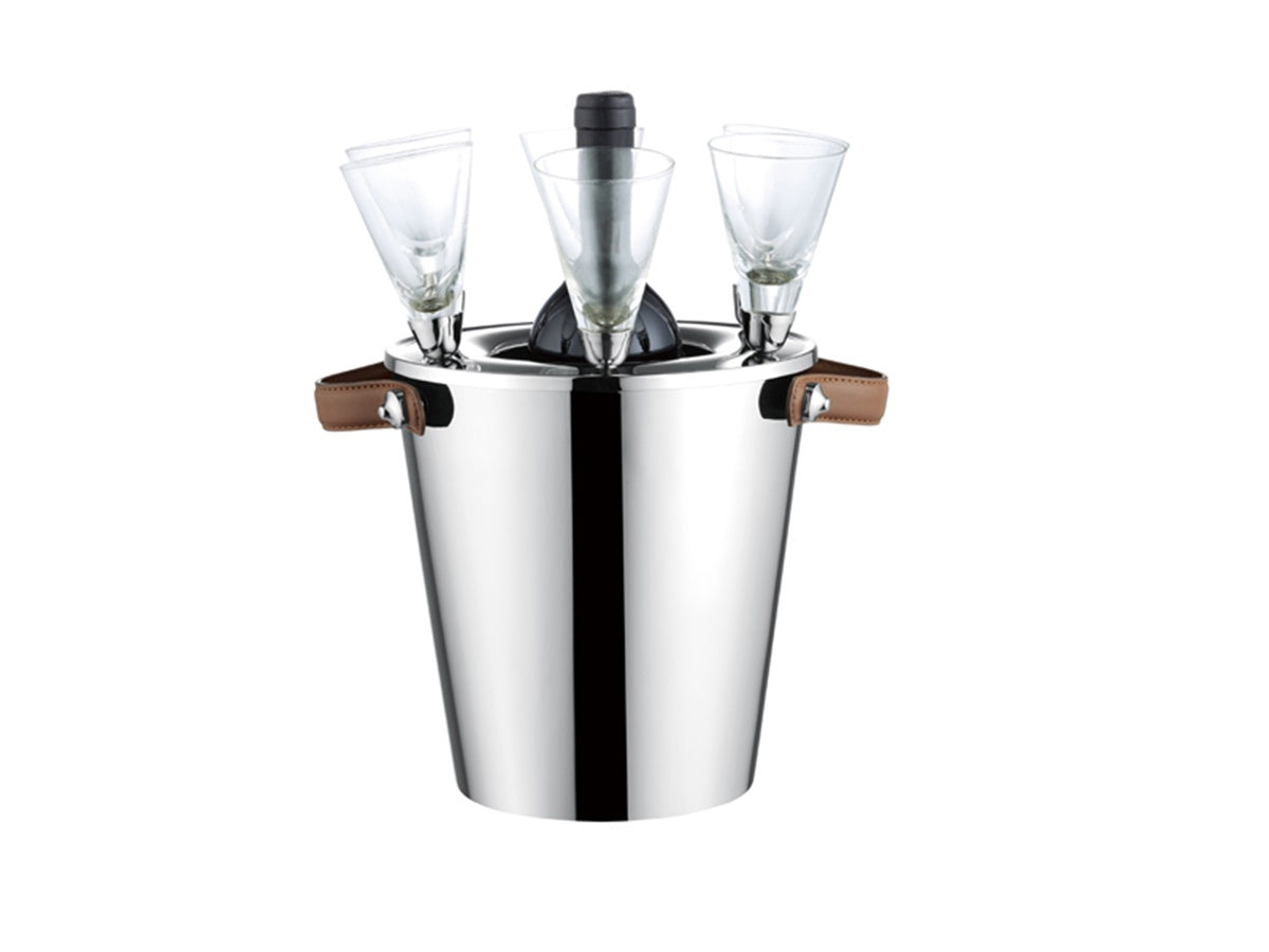 Ice Bucket with Cup Stand