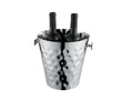 Glossy Silver Stainless Steel Ice Bucket