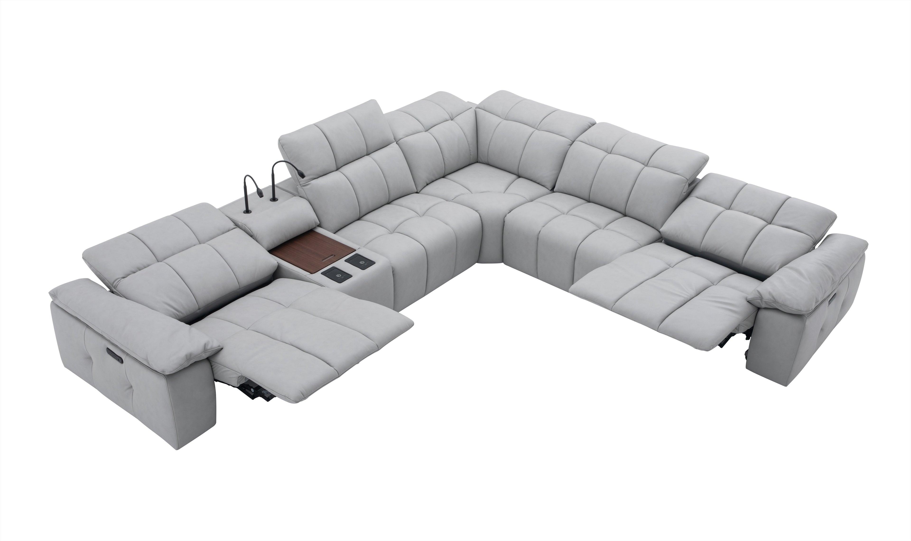 Beaumont Sectional in Dark Grey