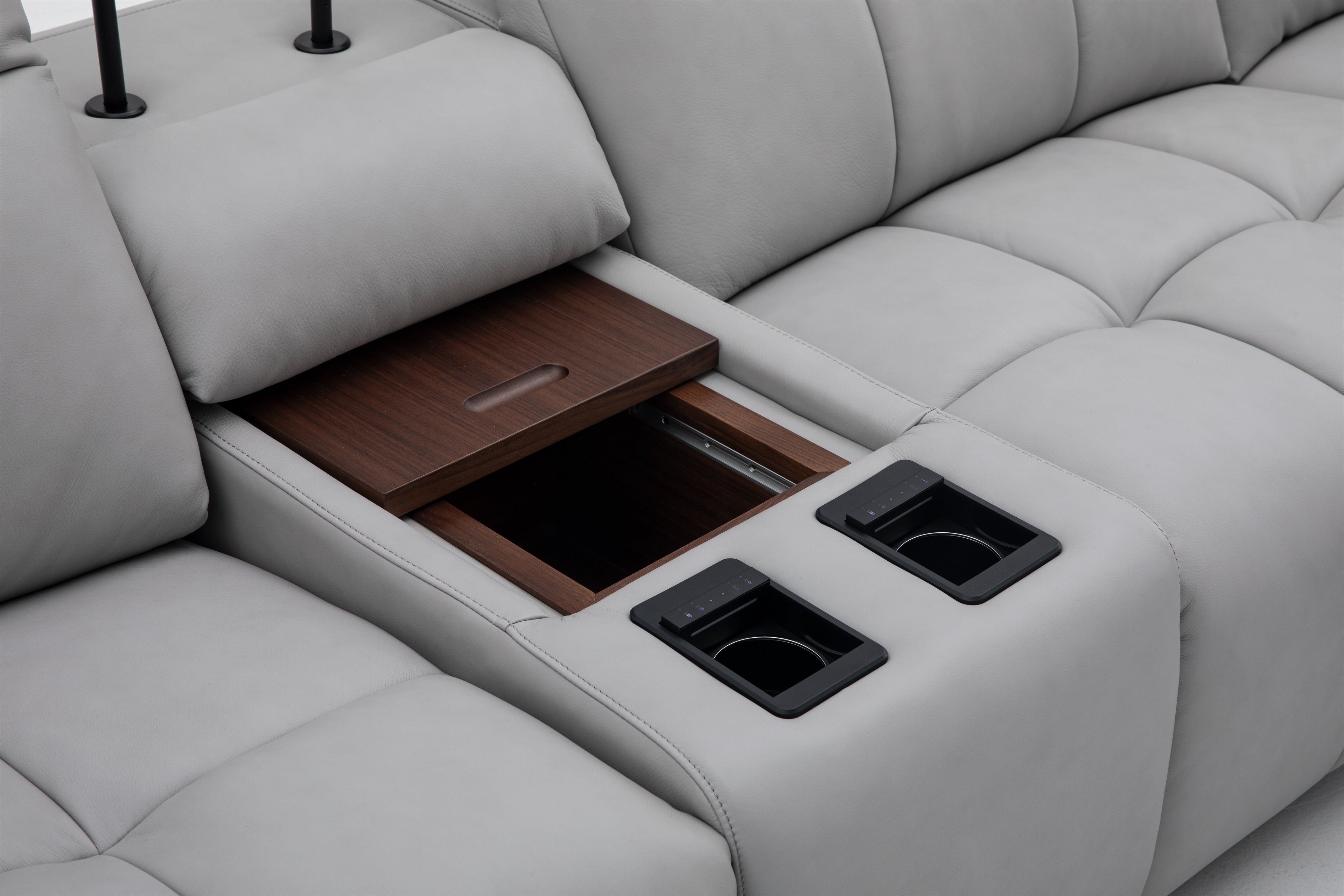 Beaumont Sectional in Dark Grey