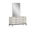 Bella Black High-Gloss Mirrored Dresser
