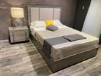 Blade Premium King Bed in Light Moon Grey - view 2
