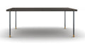 Bosa Brushed-Brass Dining Table