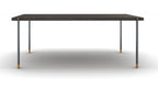 Bosa Brushed-Brass Dining Table
