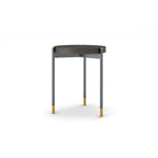 Bosa Brushed-Brass End Table