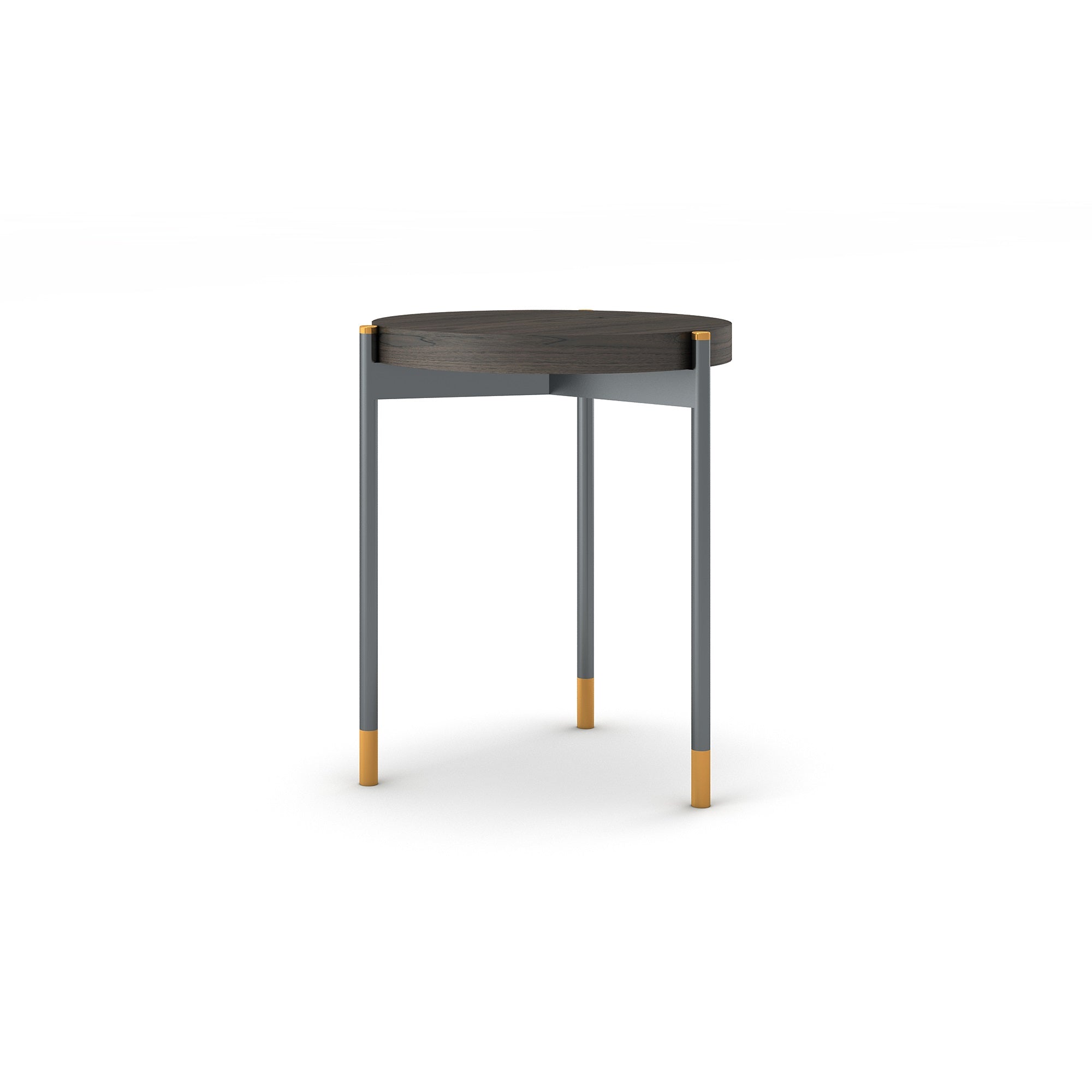 Bosa Brushed-Brass End Table