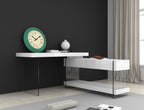 Cloud Desk White High Gloss