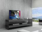 Cloud Mini TV Base in Grey High Gloss