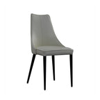 Milano Leather in White Dining Chair