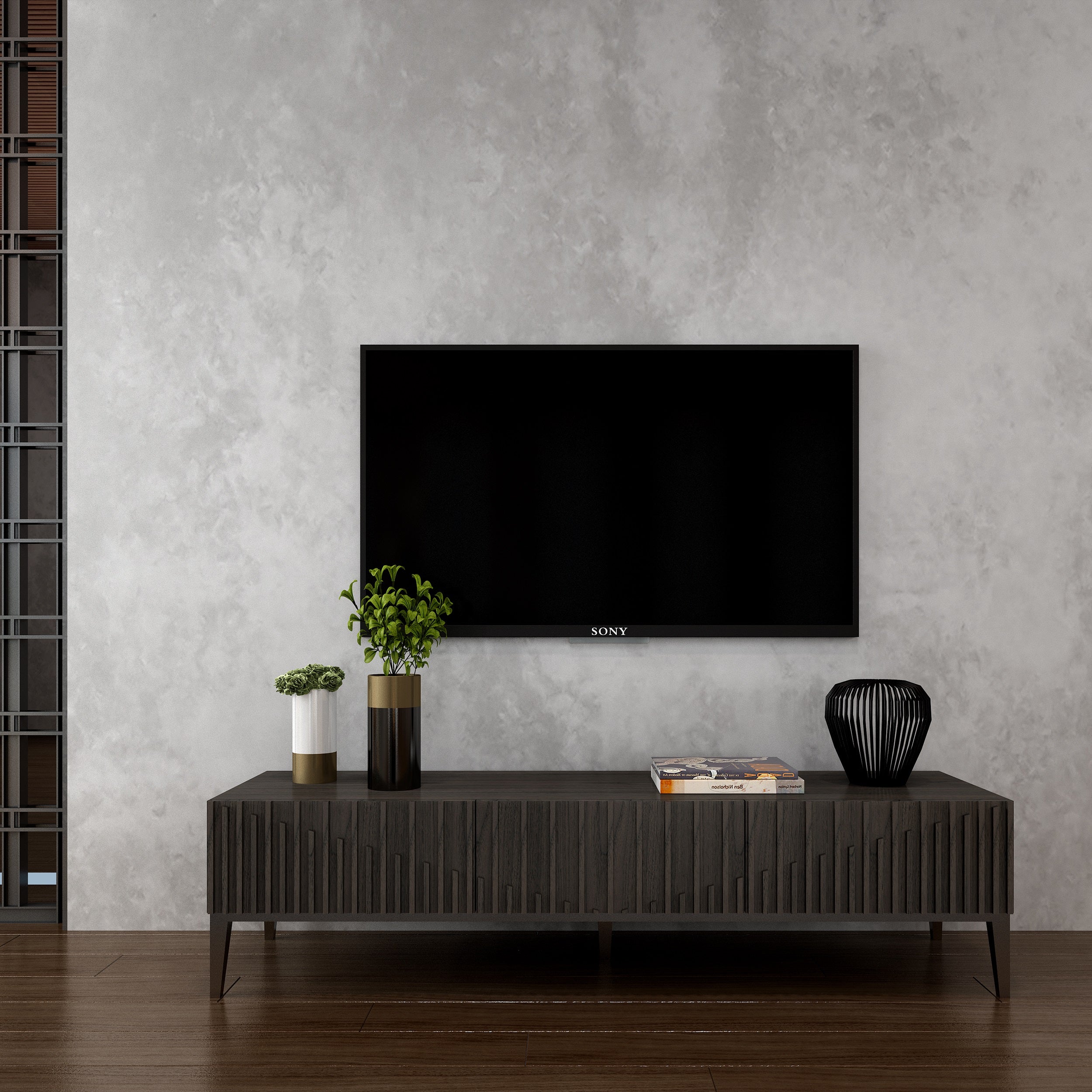 Moderna Low-Profile TV Console