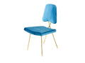 Blue & Gold Dining Chair