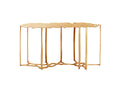 Brushed Gold Pompidou Art Console
