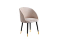 Beige and Black Dining Chair