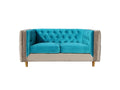 Color-Matched Two-Seater Sofa