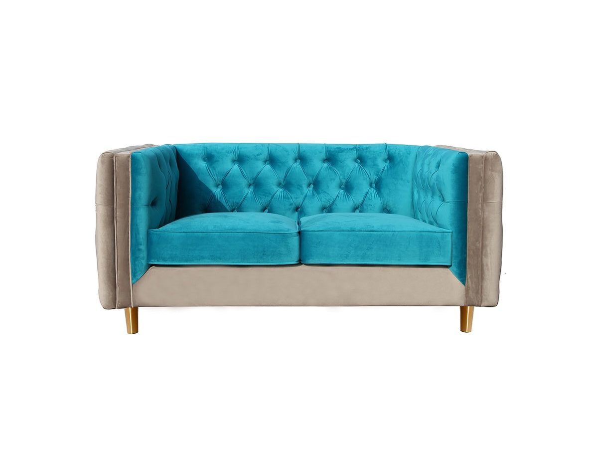 Color-Matched Two-Seater Sofa