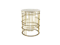 Light Clock Flower End Table