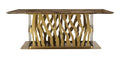 Brushed Bronze Dining Table
