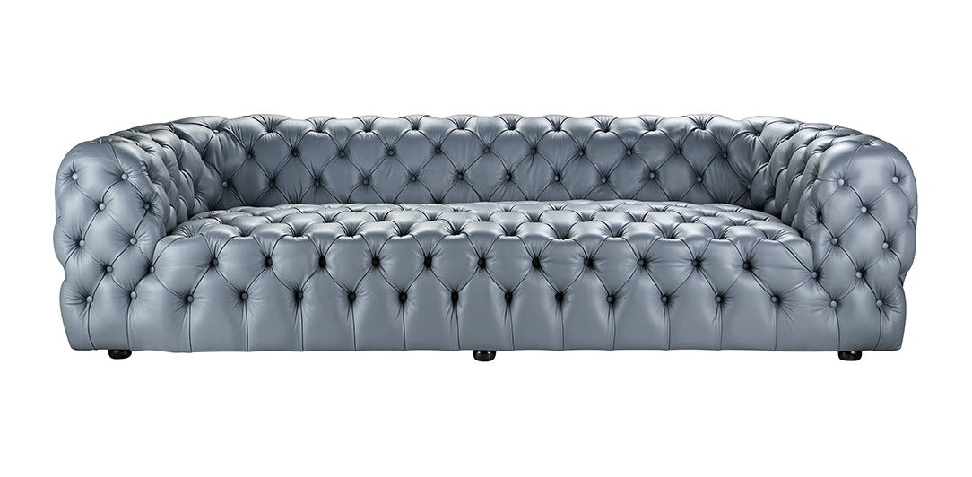 Full-Grain Leather Four-Seater Sofa