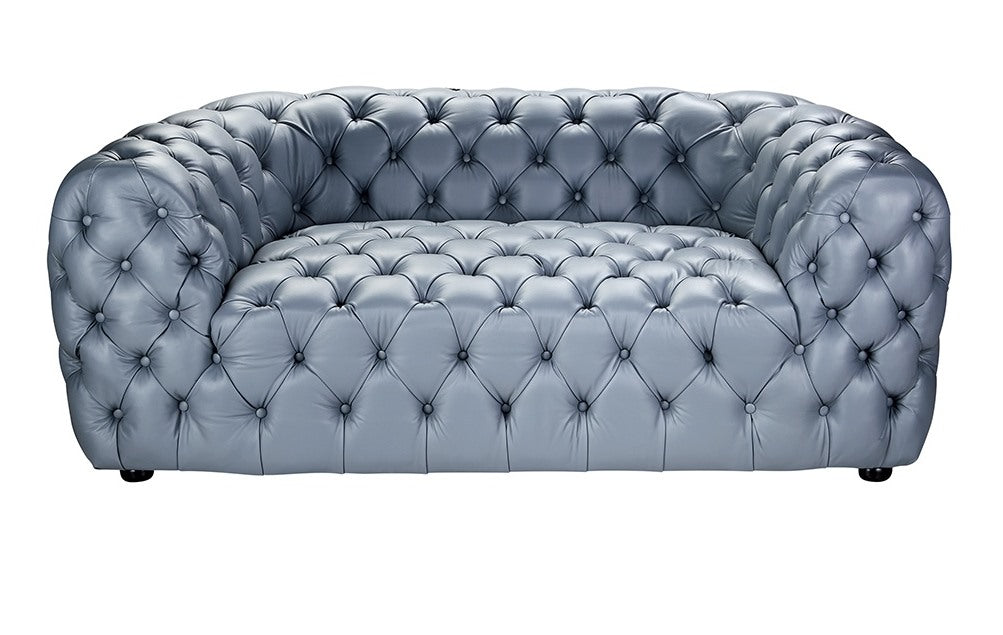 Gypsophila Full-Grain Leather Two-Seater Sofa