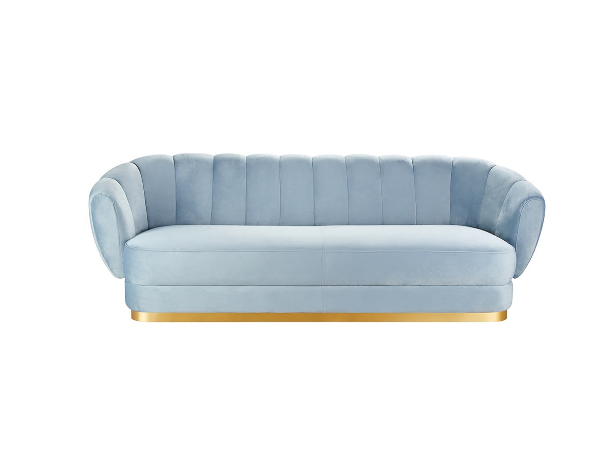 Pearl Plum Three-Seater Sofa